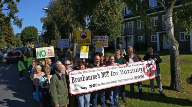 march against the incinerator